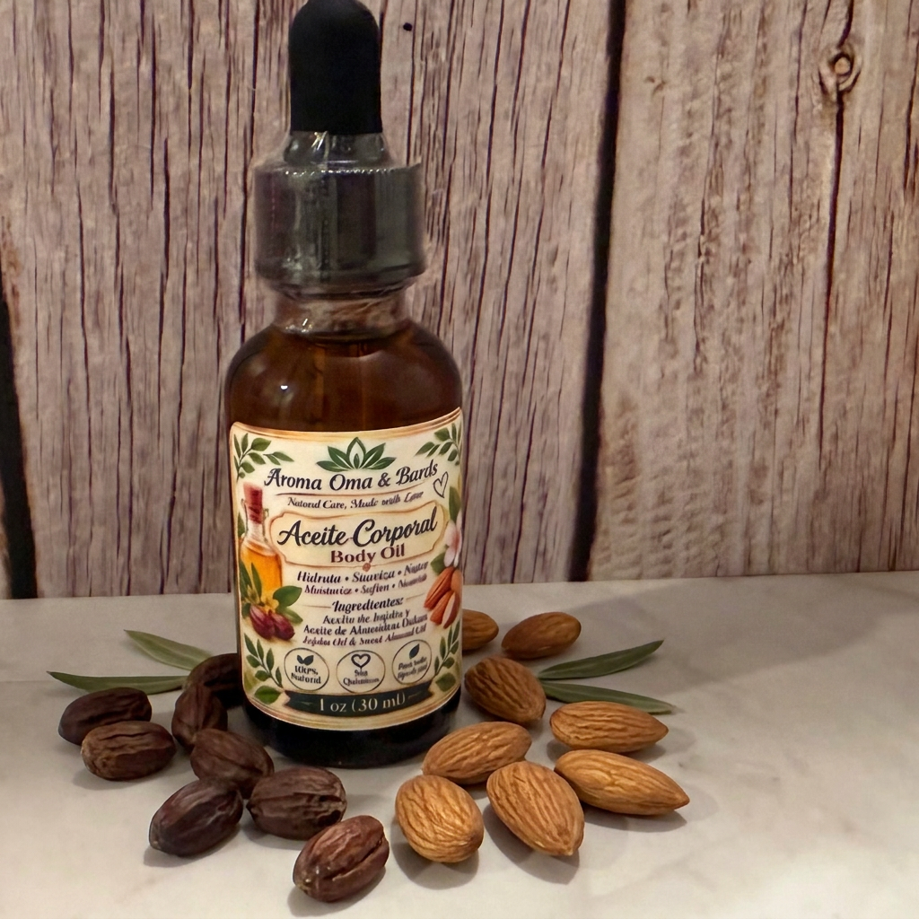 Aceite Corporal para Hombre — Aroma Oma & Bards